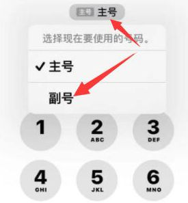 扬州苹果14维修店分享iPhone 14 Pro Max使用副卡打电话的方法 