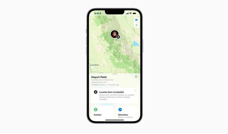 扬州苹果14维修分享iPhone14系列中 FindMy功能通过卫星分享位置方法教程 