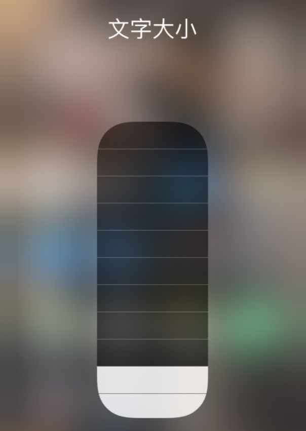 扬州苹果手机维修分享小技巧：在 iPhone 控制中心快速调节字体大小 